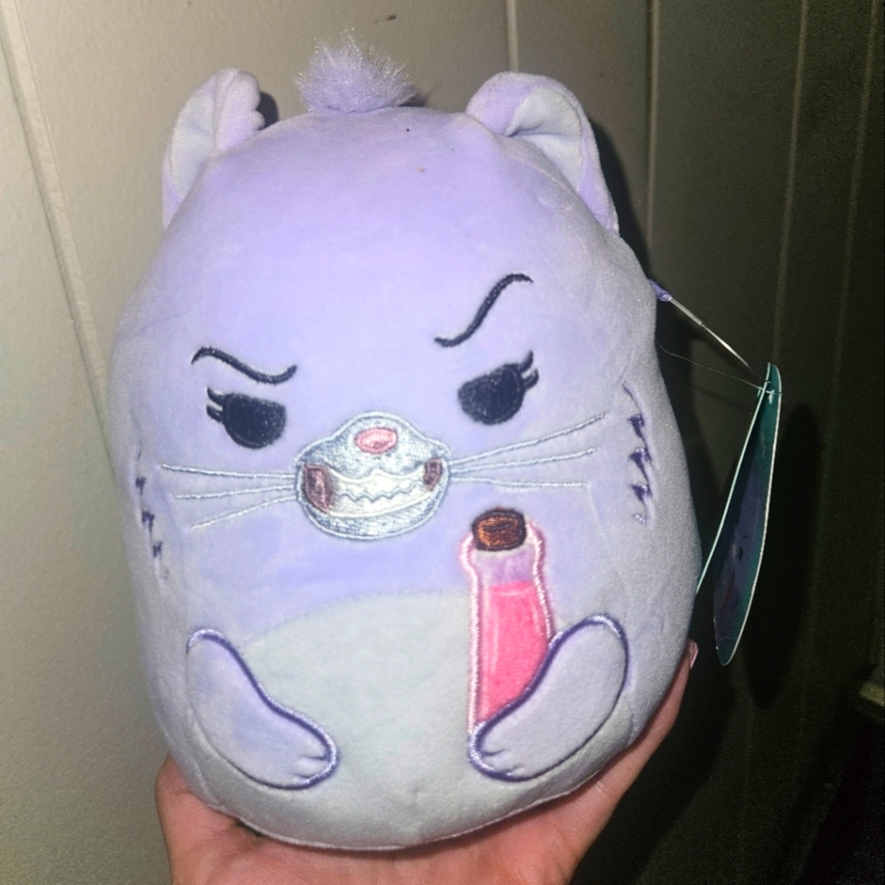 NWT Yzma Disney Squishmallow Purple Cat 6.5" Stuffed Animal